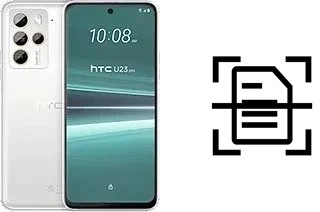 Escanear documento en un HTC U23 Pro