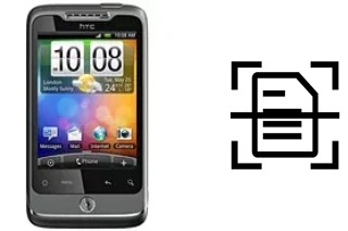 Escanear documento en un HTC Wildfire CDMA