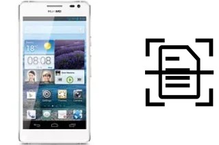 Escanear documento en un Huawei Ascend D2