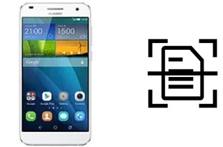 Escanear documento en un Huawei Ascend G7