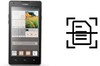 Escanear documento en un Huawei Ascend G700