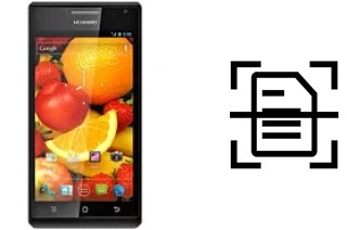 Escanear documento en un Huawei Ascend P1s