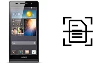 Escanear documento en un Huawei Ascend P6