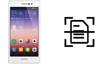 Escanear documento en un Huawei Ascend P7