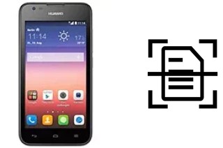 Escanear documento en un Huawei Ascend Y550