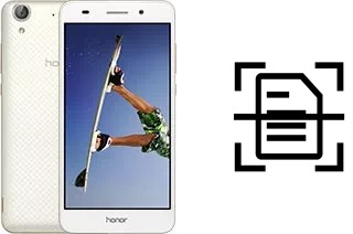 Escanear documento en un Huawei Honor Holly 3