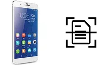 Escanear documento en un Huawei Honor 6 Plus