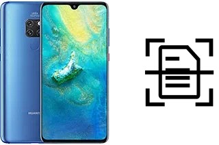 Escanear documento en un Huawei Mate 20