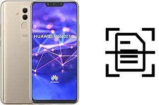 Escanear documento en un Huawei Mate 20 lite