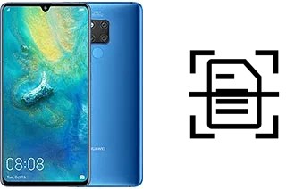 Escanear documento en un Huawei Mate 20 X