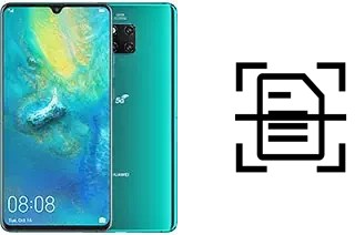 Escanear documento en un Huawei Mate 20 X (5G)