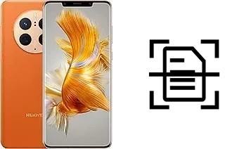 Escanear documento en un Huawei Mate 50 Pro