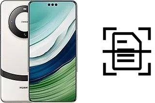 Escanear documento en un Huawei Mate 60 Pro+