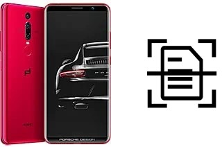 Escanear documento en un Huawei Mate RS Porsche Design