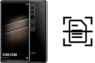 Escanear documento en un Huawei Mate 10 Porsche Design