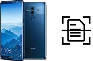 Escanear documento en un Huawei Mate 10 Pro