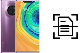 Escanear documento en un Huawei Mate 30 Pro
