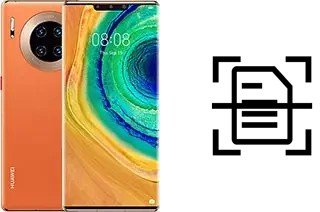 Escanear documento en un Huawei Mate 30 Pro 5G