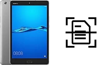 Escanear documento en un Huawei MediaPad M3 Lite 8