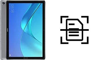 Escanear documento en un Huawei MediaPad M5 10