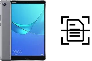 Escanear documento en un Huawei MediaPad M5 8