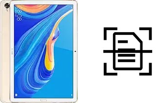 Escanear documento en un Huawei MediaPad M6 10.8