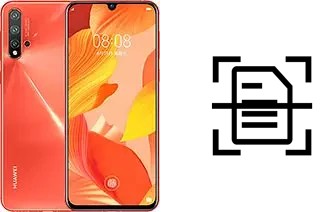 Escanear documento en un Huawei nova 5 Pro