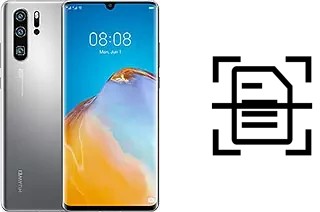 Escanear documento en un Huawei P30 Pro New Edition