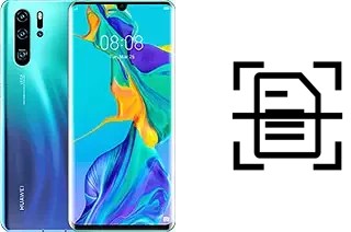 Escanear documento en un Huawei P30 Pro