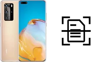 Escanear documento en un Huawei P40 Pro