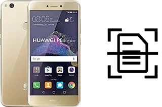 Escanear documento en un Huawei P8 Lite (2017)