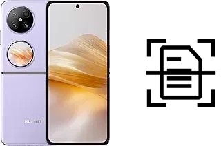 Escanear documento en un Huawei Pocket 2