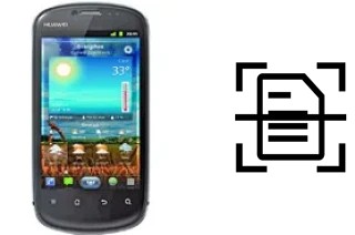 Escanear documento en un Huawei U8850 Vision