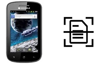 Escanear documento en un Icemobile Apollo Touch 3G