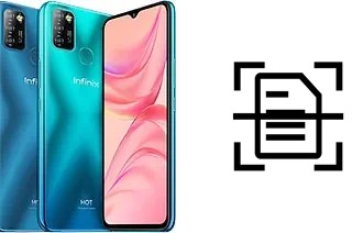 Escanear documento en un Infinix Hot 10 Lite