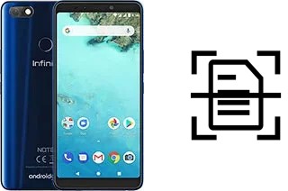 Escanear documento en un Infinix Note 5