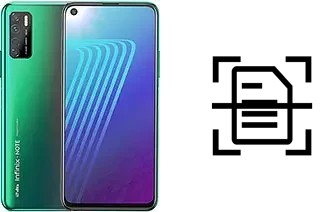 Escanear documento en un Infinix Note 7 Lite