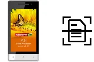 Escanear documento en un Karbonn A6