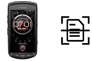 Escanear documento en un Kyocera Torque KC-S701