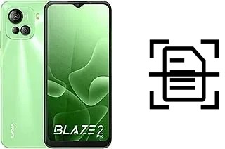 Escanear documento en un Lava Blaze 2 Pro