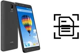 Escanear documento en un Lava Iris Fuel F2