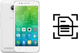 Escanear documento en un Lenovo C2