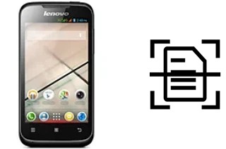 Escanear documento en un Lenovo A369i