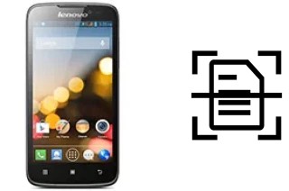 Escanear documento en un Lenovo A516