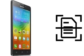 Escanear documento en un Lenovo A6000