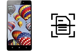Escanear documento en un Lenovo A7000 Turbo