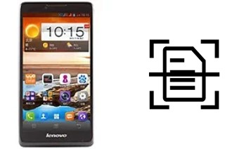 Escanear documento en un Lenovo A880