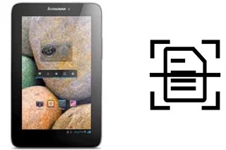 Escanear documento en un Lenovo IdeaTab A2107