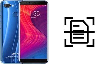 Escanear documento en un Lenovo K5 play