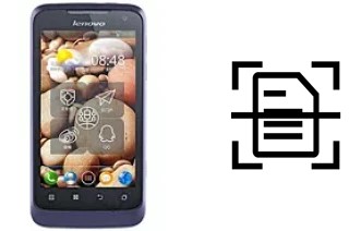 Escanear documento en un Lenovo P700i